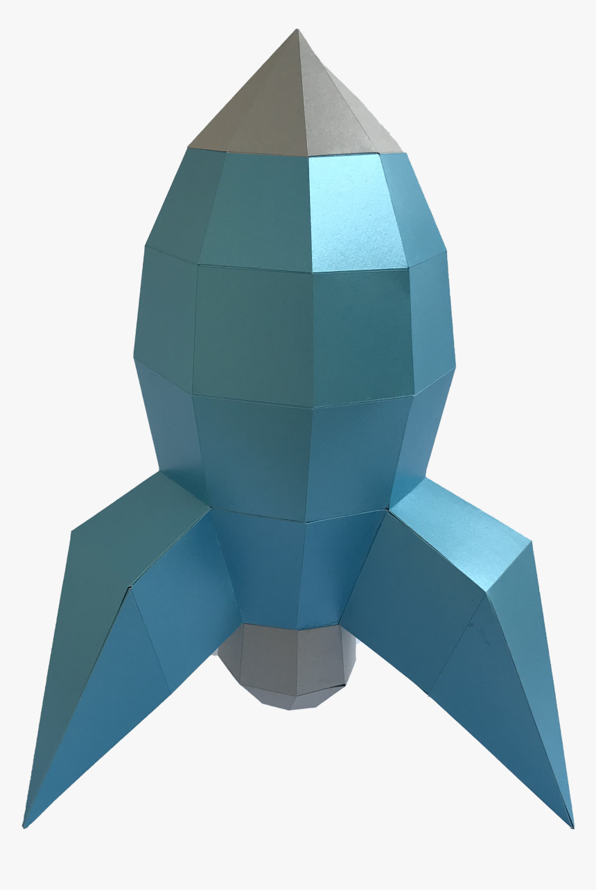 Foguete Low Poly, HD Png Download, Free Download