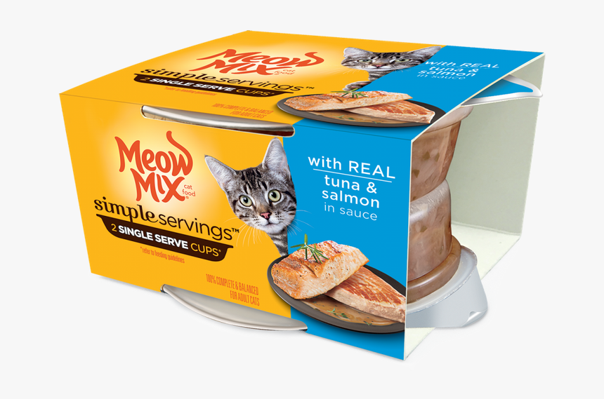 Meow Mix Simple Servings, HD Png Download, Free Download