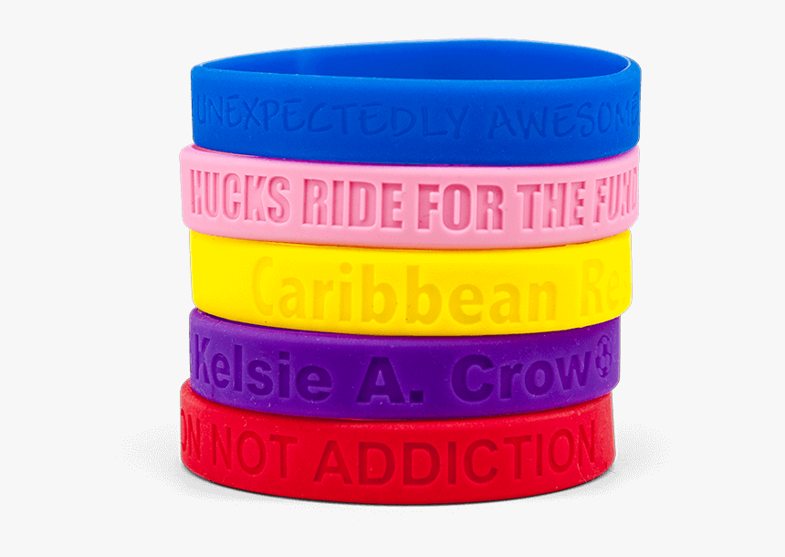 Hour Wristbands Debossed - Debossed Wristband, HD Png Download, Free Download