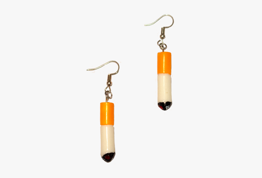 Cigarette Butt Earrings - Earrings, HD Png Download, Free Download