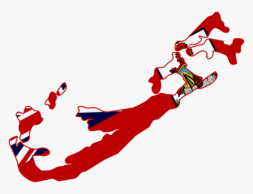 Bermuda Flag Map, HD Png Download, Free Download