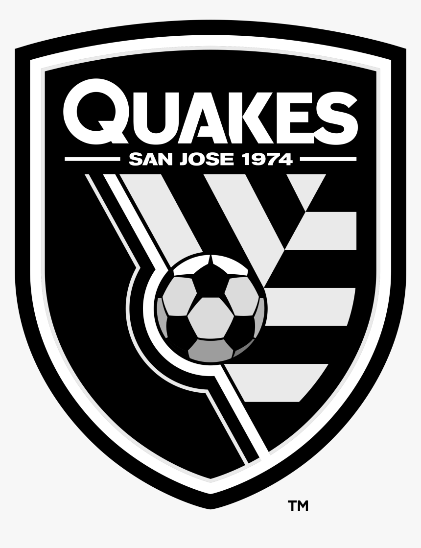San Jose Earthquakes Logo Black And White - San Jose Earthquakes Badge, HD Png Download, Free Download