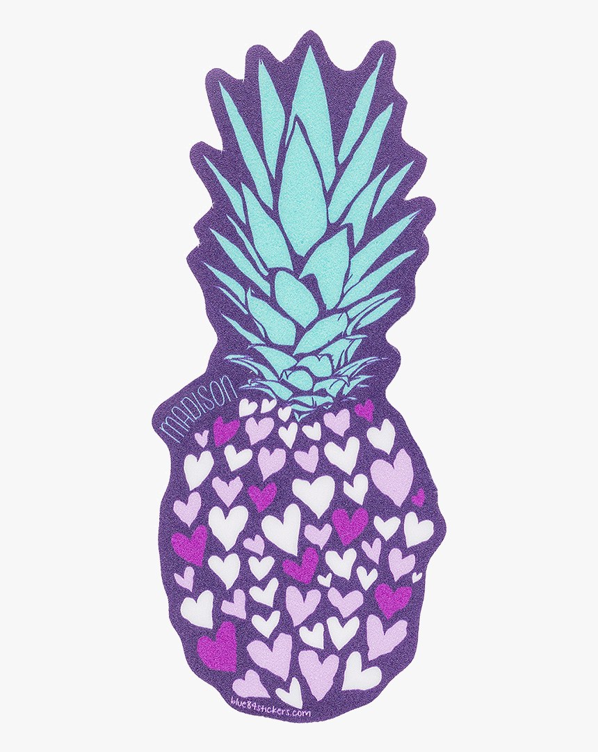 Cover Image For Blue 84 Pineapple Hearts Madison Decal - Blue 84, HD Png Download, Free Download