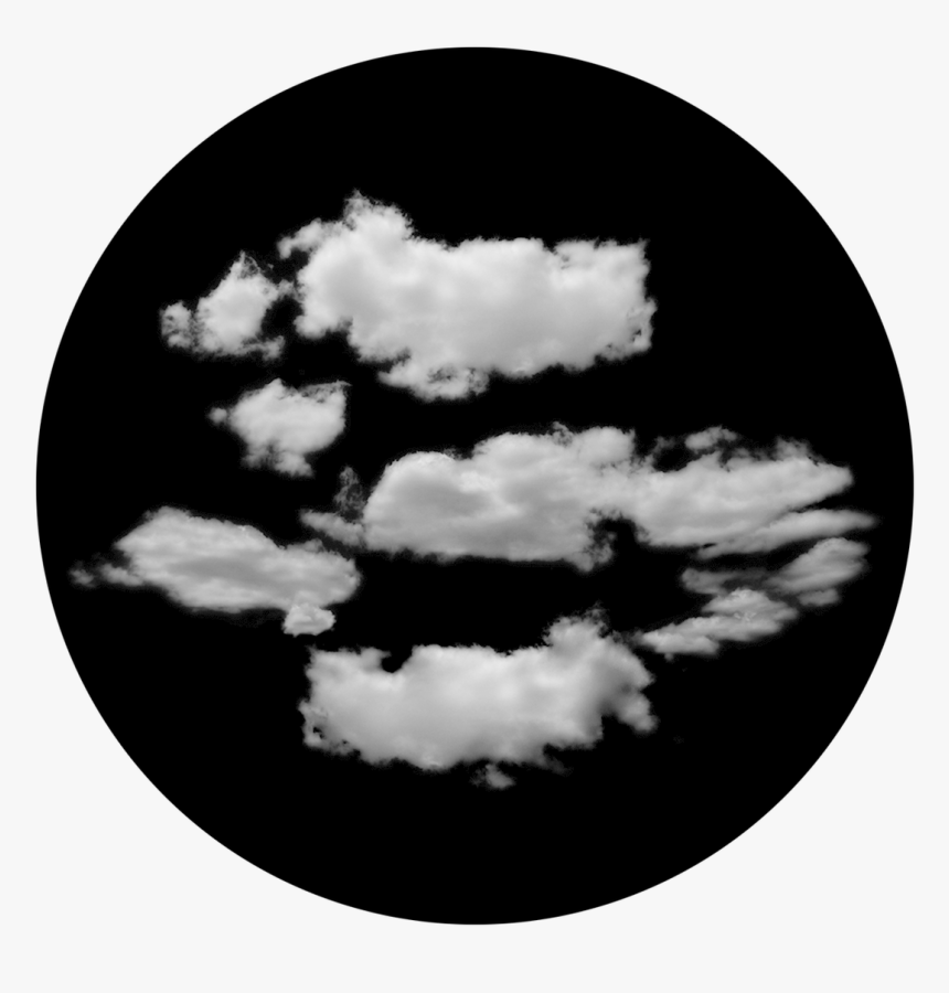 Apollo Design Sr-6129 Typical Clouds B&w Superresolution - Circle, HD Png Download, Free Download