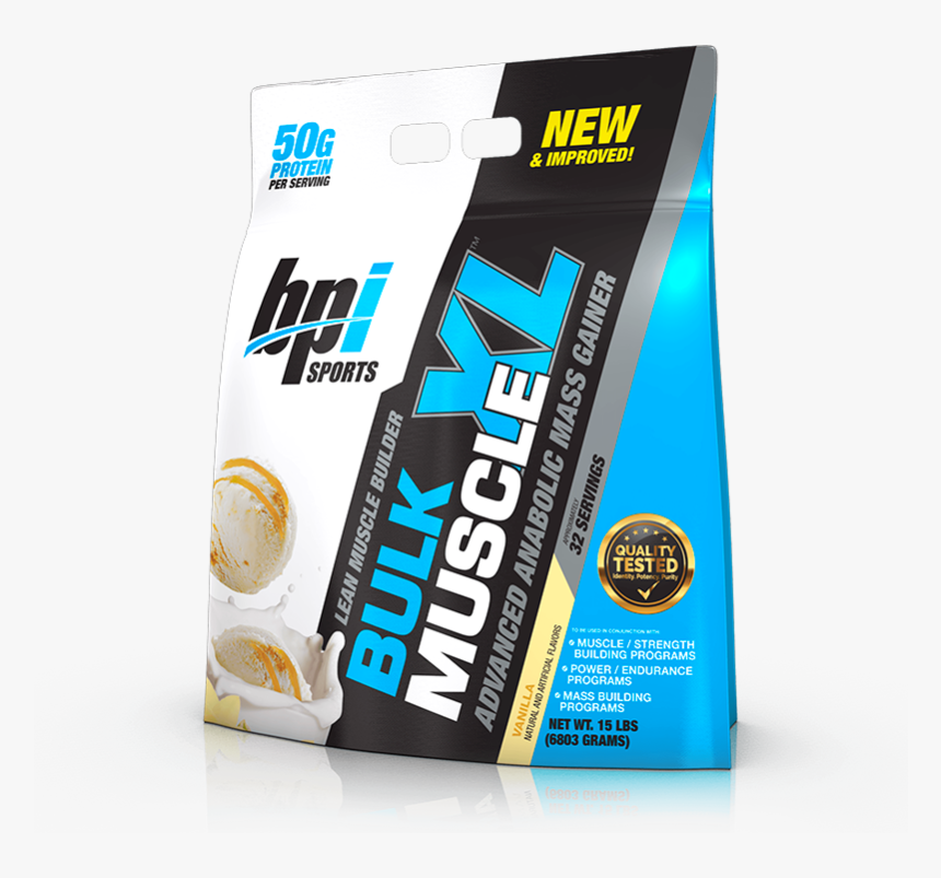 Bpi Sports Bulk Muscle Xl Ganador De Masa 15 Lb Ganador - Muscle Xl Bpi Png, Transparent Png, Free Download