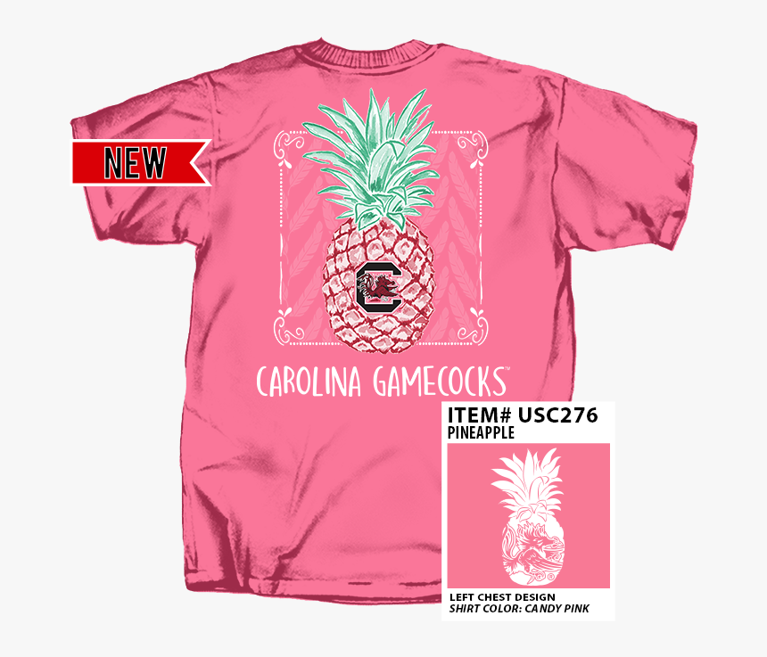 Usc276 Pineapple New - Cocks Shirt South Carolina, HD Png Download, Free Download