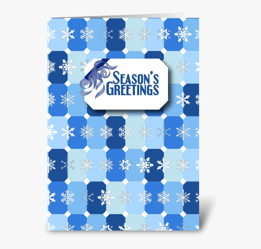 Season"s Greetings Greeting Card - Graphic Design, HD Png Download, Free Download