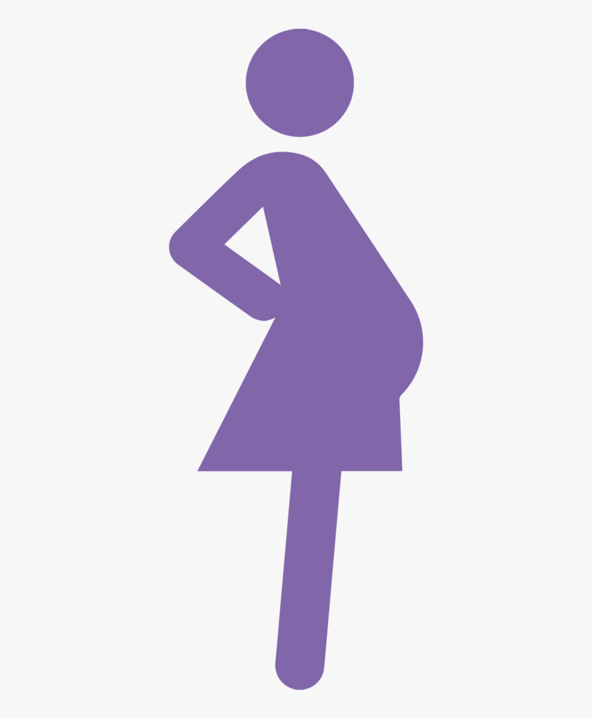 Pregnancy - Silhouette Pregnant Women Png, Transparent Png, Free Download