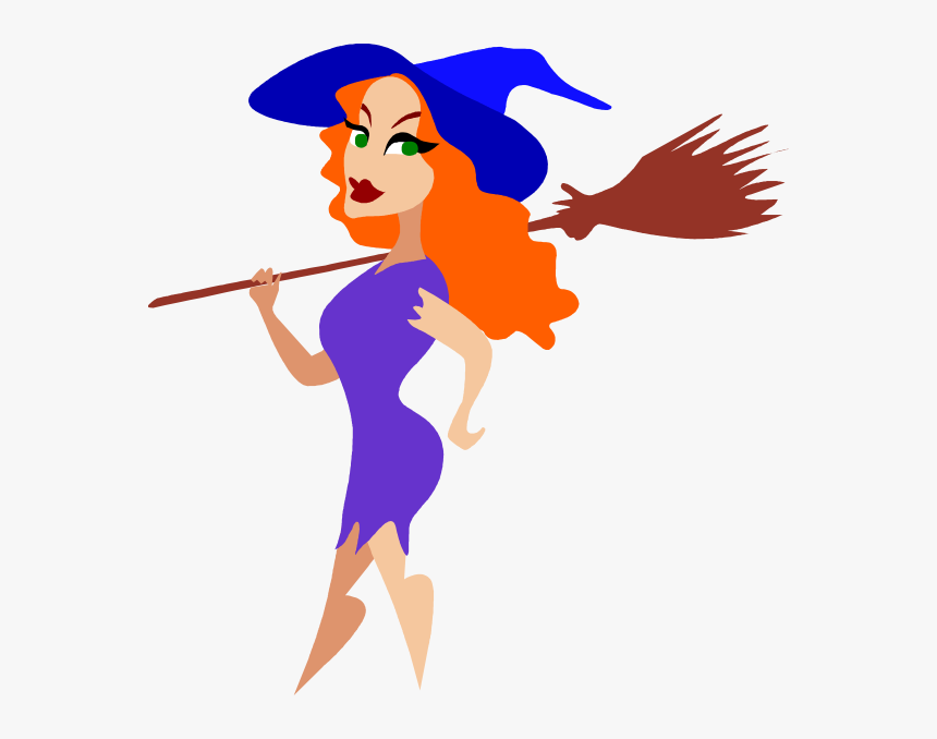 Sexy Cartoon Witch Transparent, HD Png Download, Free Download
