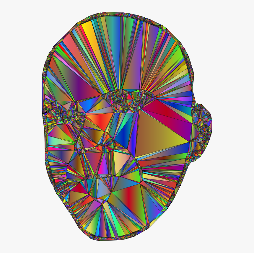 Rejon"s Head Low Poly Ii Surreal - Circle, HD Png Download, Free Download