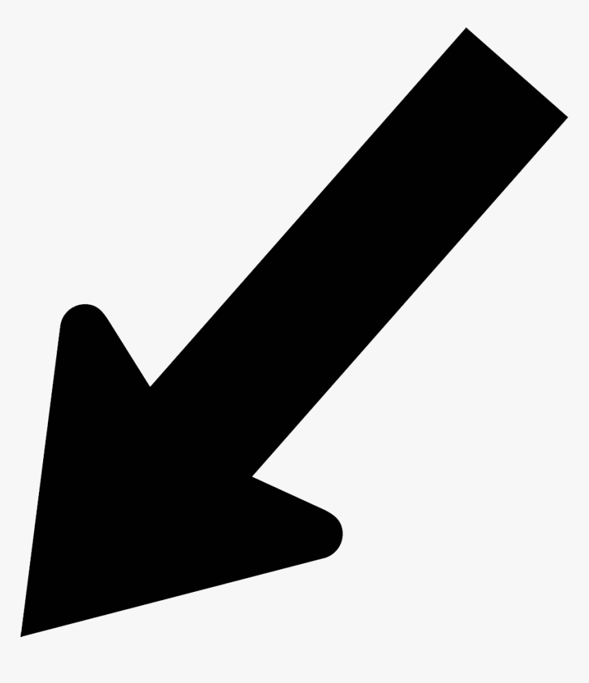 Thumb Image - Arrow Down Left Png, Transparent Png, Free Download