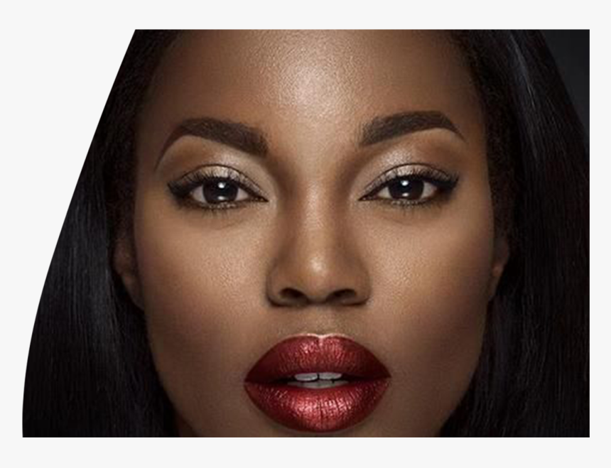 Red Lips Black Women, HD Png Download, Free Download