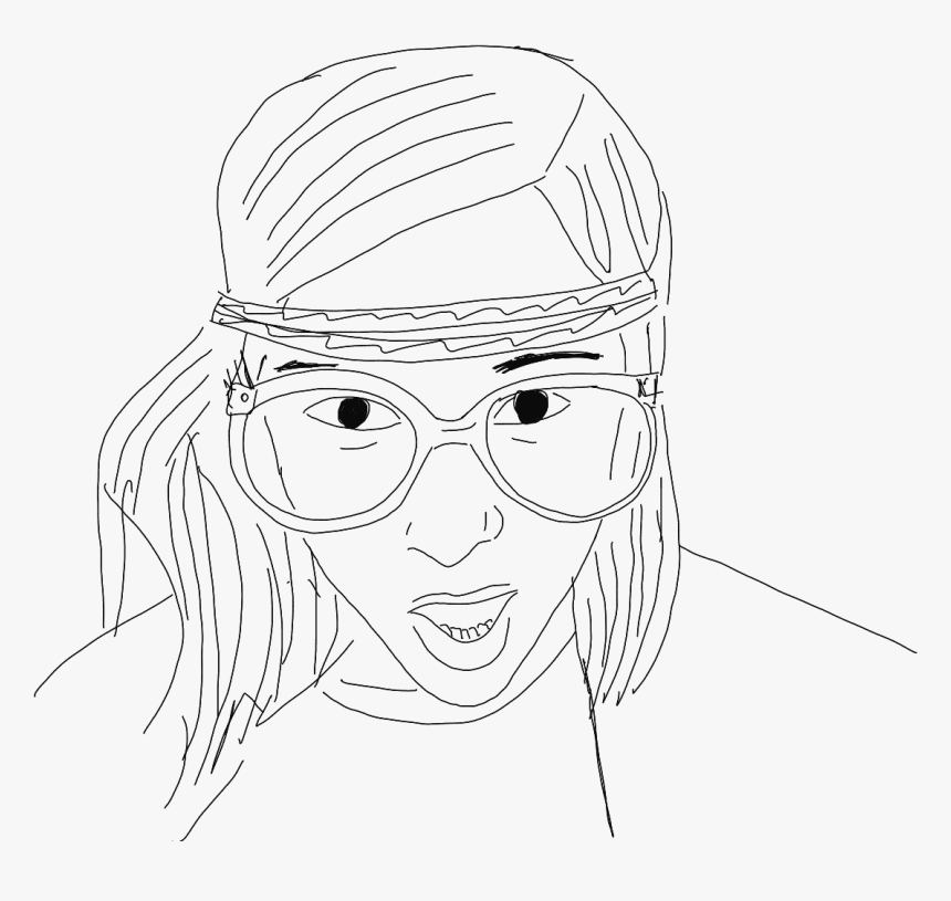 Hipster Girl Png, Transparent Png, Free Download