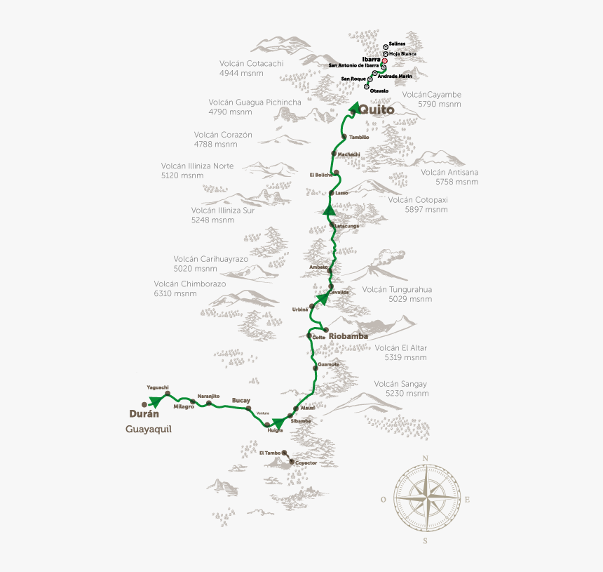 Ruta Tren A Las Nubes - Mapa Del Tren De Las Maravillas, HD Png Download, Free Download