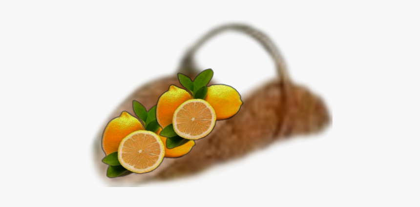 #cesta #mimbre #limones - Fruit, HD Png Download, Free Download
