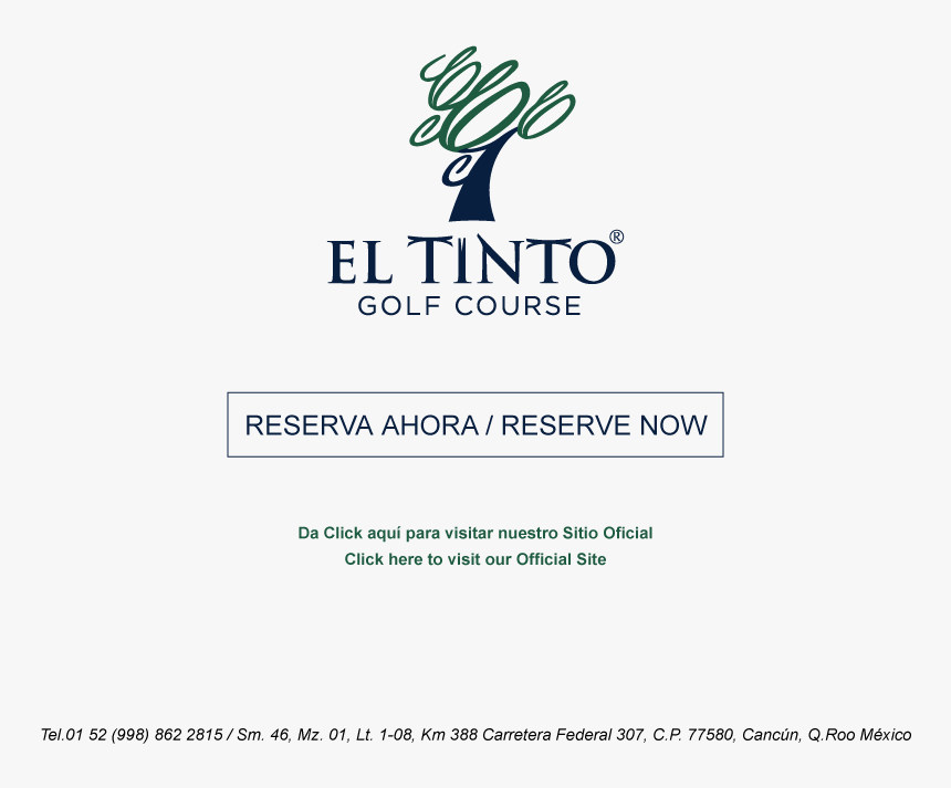 El Tinto Golf Course Cancun Logo, HD Png Download, Free Download