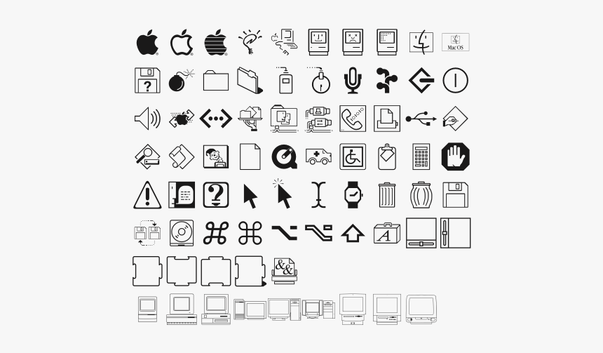 Old Mac Icons Download, HD Png Download, Free Download