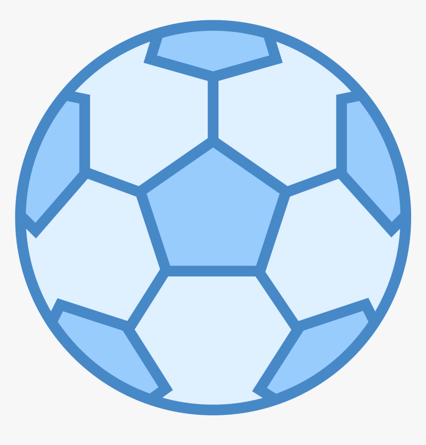 Bola De Futebol 2 Icon , Png Download - Blue Soccer Ball Png, Transparent Png, Free Download