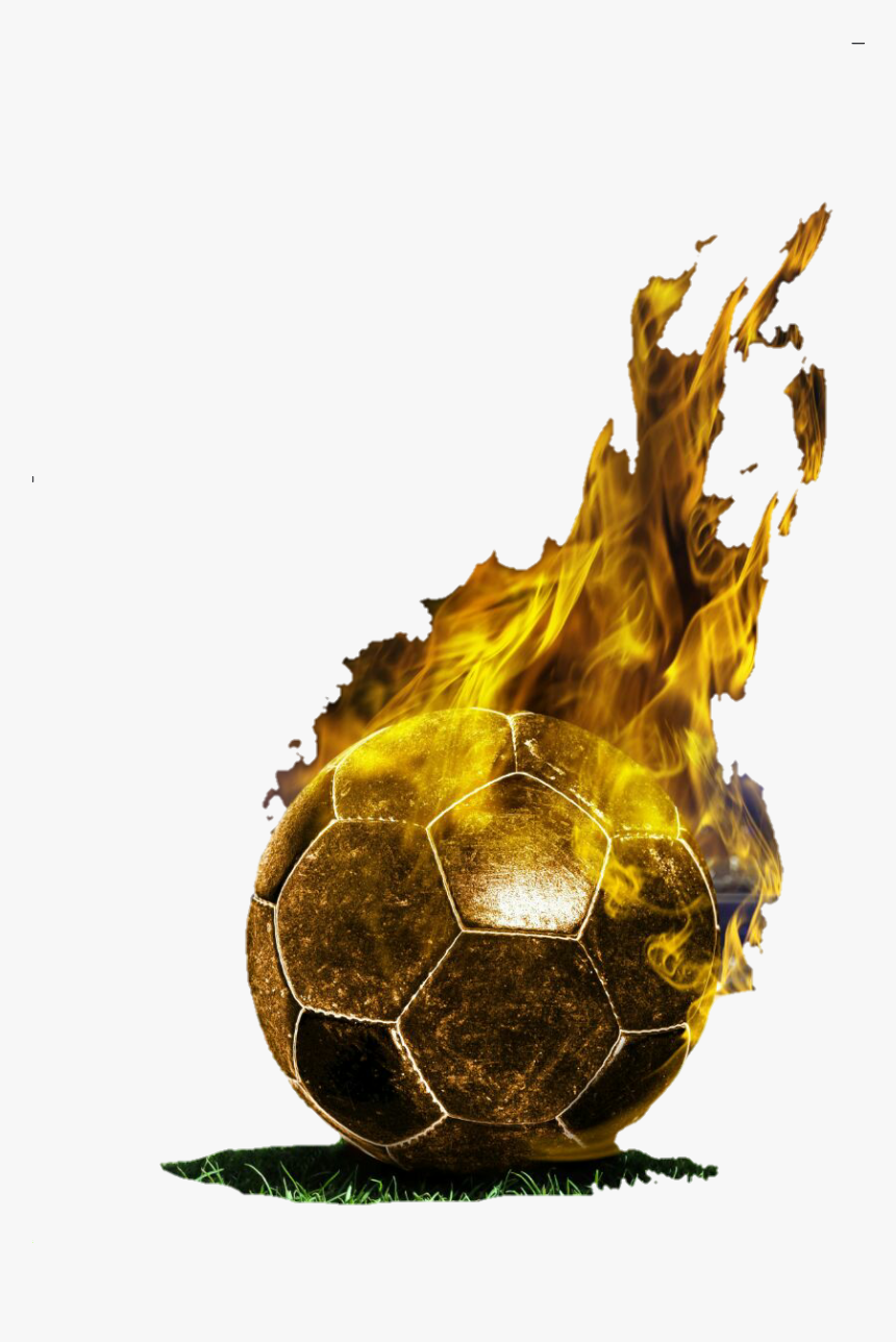 #fireball #bola #fogo #ball #fire #soccer #futebol - Soccer Field Soccer Balls, HD Png Download, Free Download