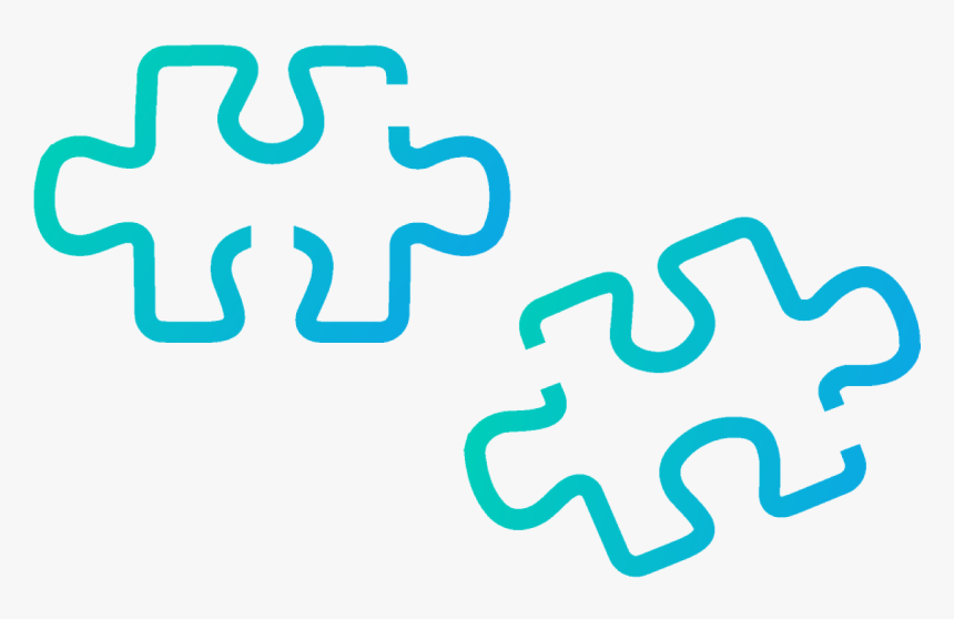 Two Puzzle Pieces - Dos Fichas De Rompecabezas Png, Transparent Png, Free Download