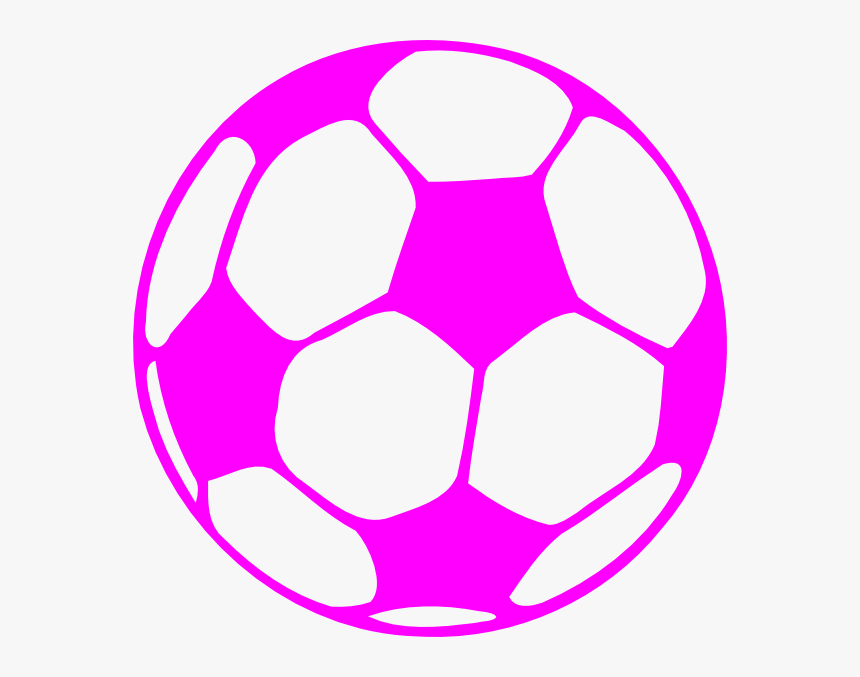 Clip Art Free Pink Clip Art At Clker Com Vector - Transparent Background Soccer Ball Clipart Png, Png Download, Free Download