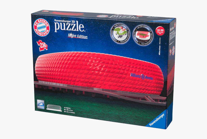 3d Puzzle Allianz Arena Night Edition - 3d Puzzle Night Edition, HD Png Download, Free Download