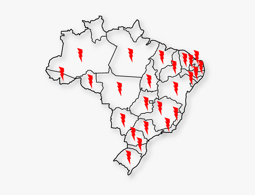 Blank Map Of Brazil, HD Png Download, Free Download