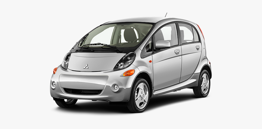 Side Front View Of Silver Mitsubishi I-miev - Mitsubishi I Miev Price, HD Png Download, Free Download