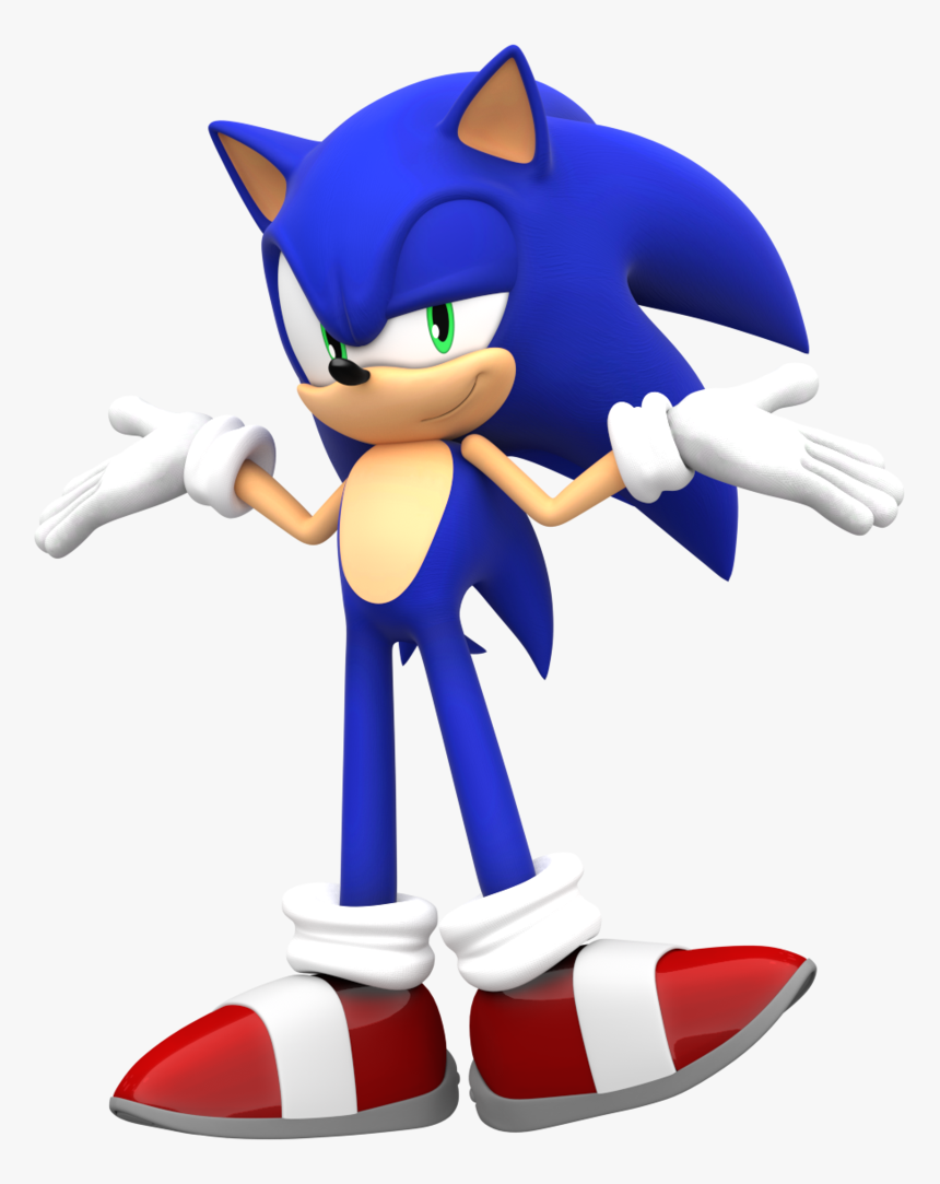 Smug Sonic - Pose Sonic The Hedgehog 2d, HD Png Download, Free Download