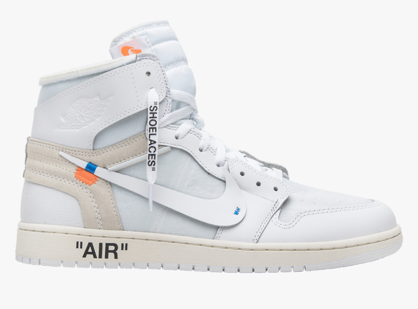 Off White Jordan 1 White, HD Png Download, Free Download