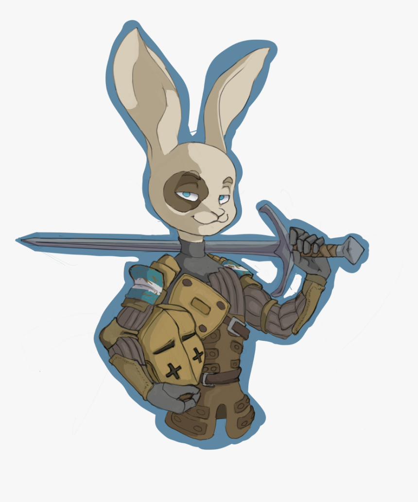 Smug Rabbit - Cartoon, HD Png Download, Free Download