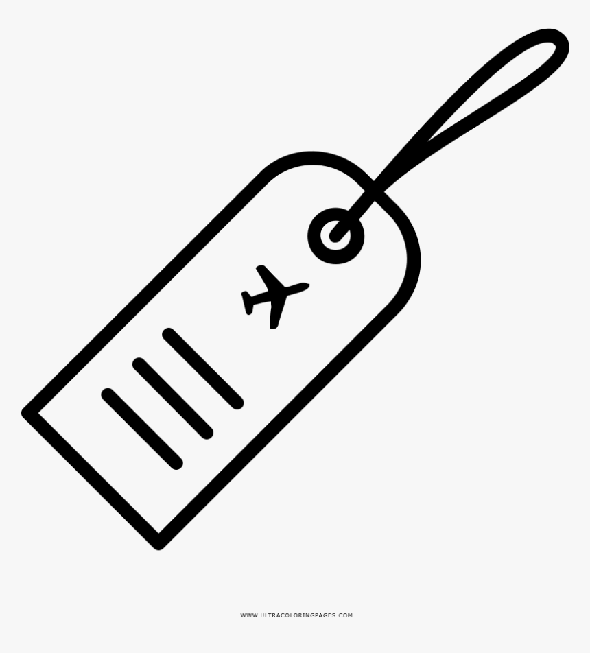 transparent luggage tags