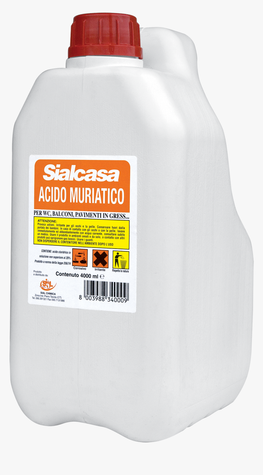 Sial Acido Muriatico , Png Download - Plastic Bottle, Transparent Png, Free Download
