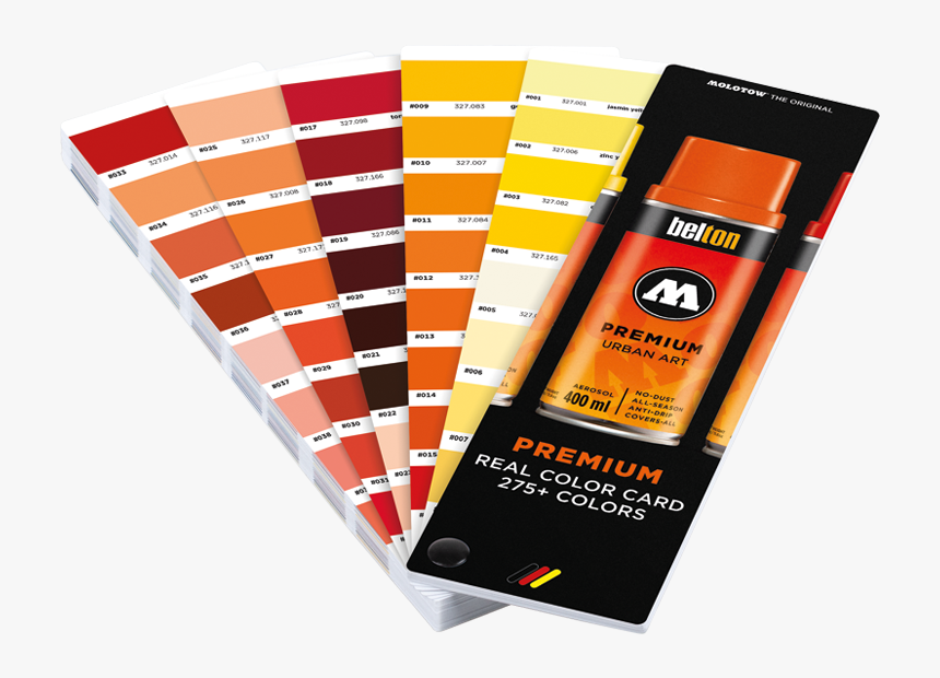 Premium 275 Real Color Card"
 Title="premium 275 Real - Belton Molotow Premium Colour Chart Pdf, HD Png Download, Free Download