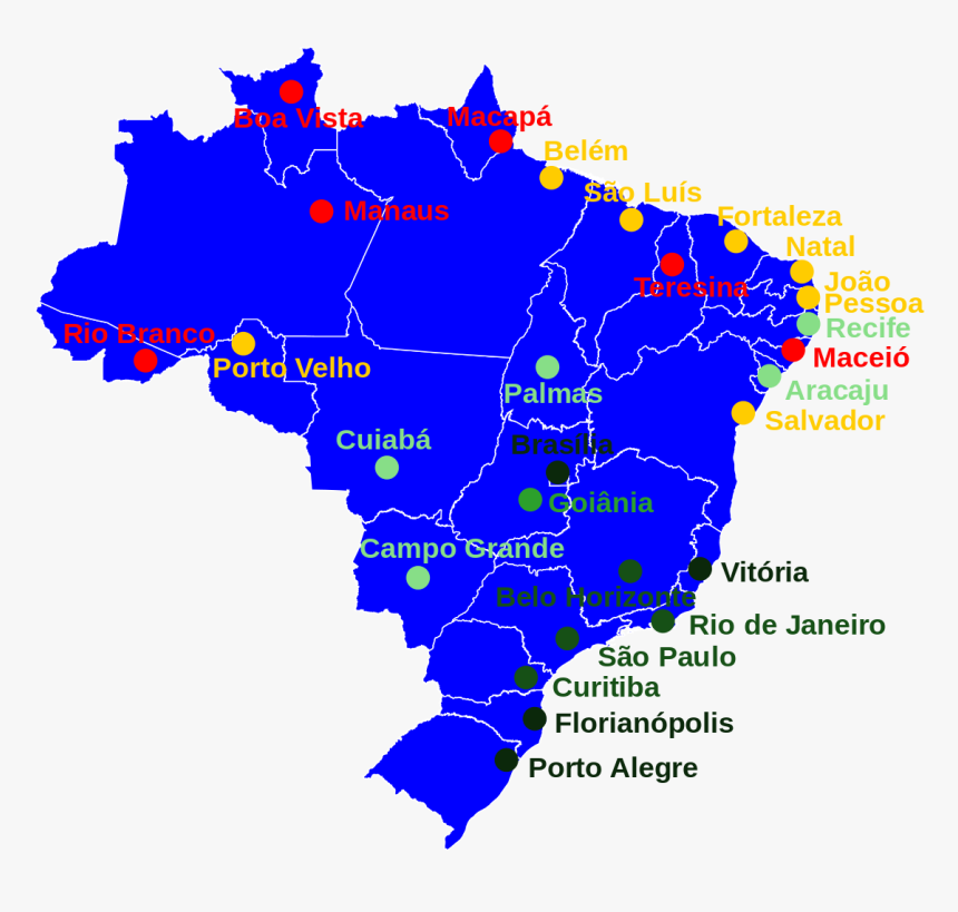 Poverty Brazil Map, HD Png Download, Free Download