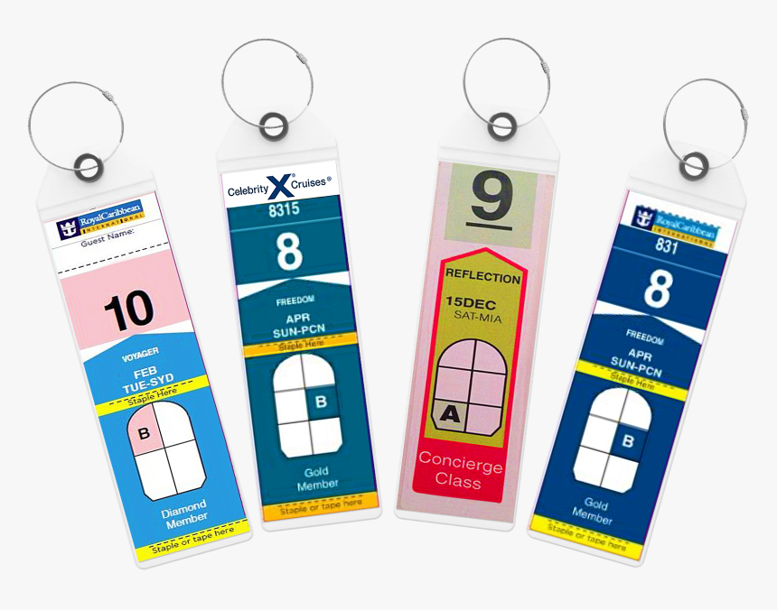 Celebrity Cruise & Royal Caribbean - Print Royal Caribbean Luggage Tags, HD Png Download, Free Download