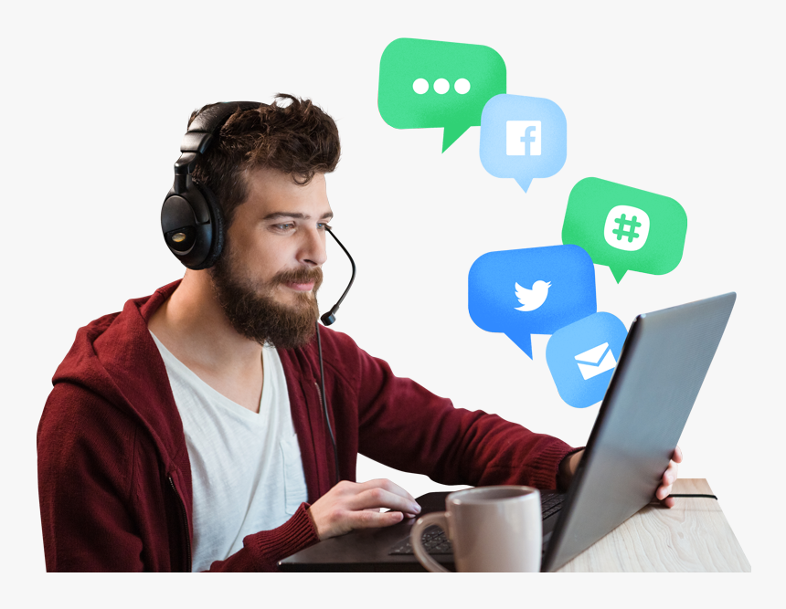 Live Chat Made For Online Sales And Customer Support - Millennials Werkvloer, HD Png Download, Free Download