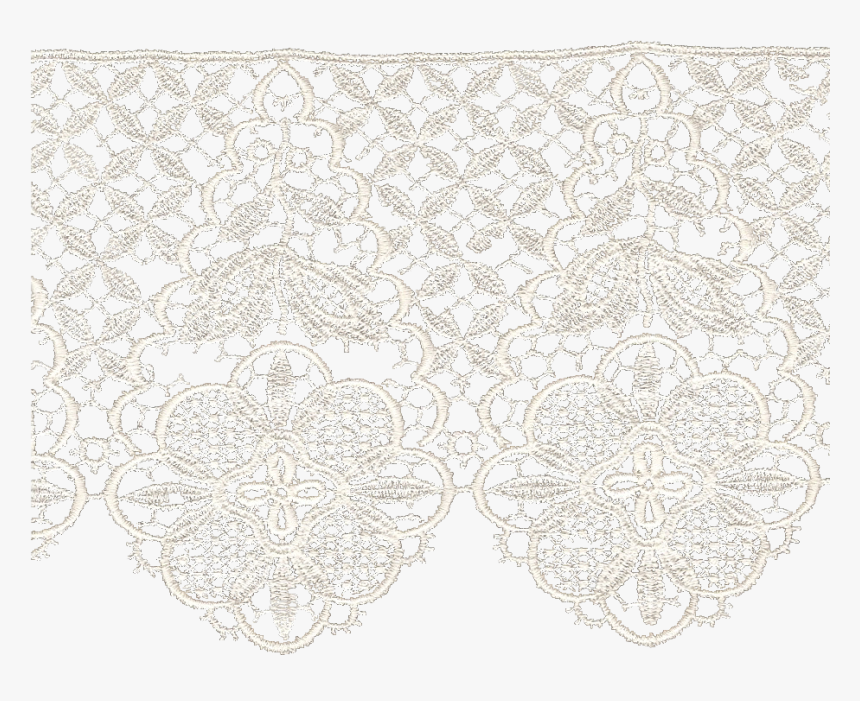 Renda Fundo Branco - Flores De Renda Png, Transparent Png, Free Download