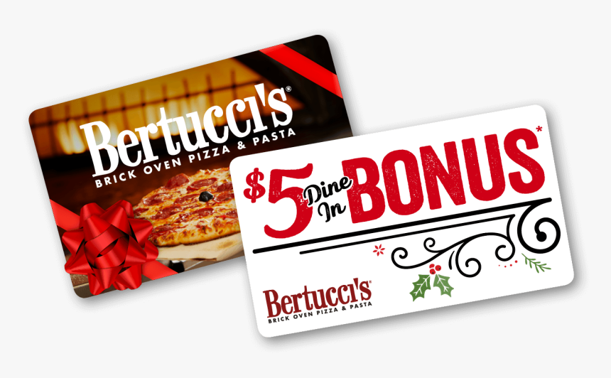 Holiday Reward Cards - Bertucci's, HD Png Download, Free Download
