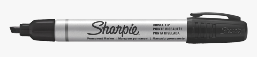 Product Image Liquid Tip Markers Chisel Tip Black Liquid - Permanent Marker Flat Tip, HD Png Download, Free Download