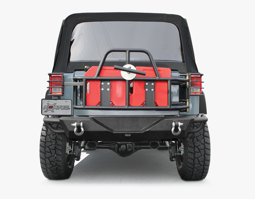 Or Fab Swing Away Tire Carrier With 2 Rotopax Fuel - Fab Tubular Tire Carrier, HD Png Download, Free Download