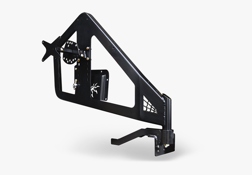 Poison Spyder Frame Mounted Tire Carrier For 18-up - Poison Spyder Frame Mounted Tire Carrier, HD Png Download, Free Download