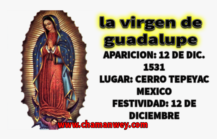 La Virgen De Guadalupe , Png Download - L Virgen De Guadalupe, Transparent Png, Free Download