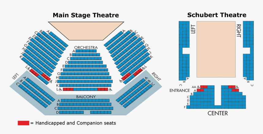 Labuda Center Seating Charts - Distance From Stage To Seating, HD Png Download, Free Download