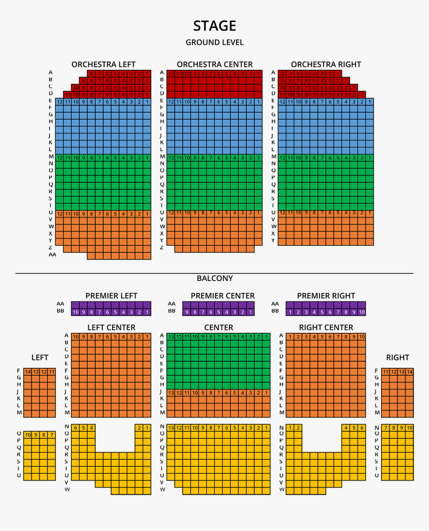 Temple Seating Chart - Temple Theater Viroqua Seating Chart, HD Png Download, Free Download