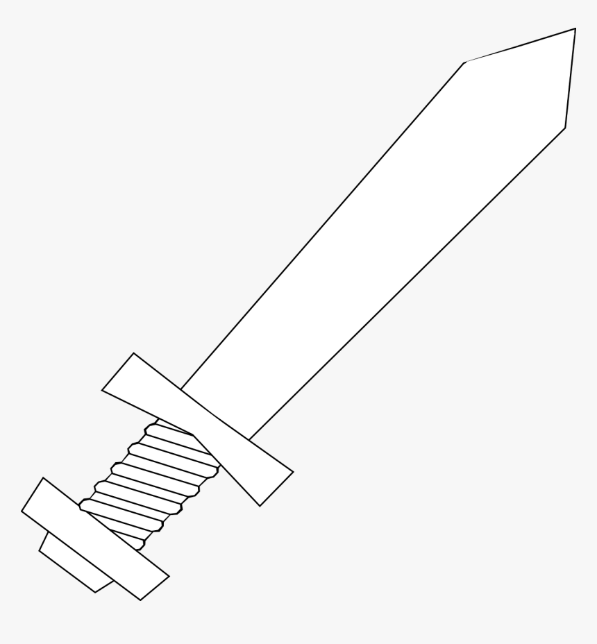 Sword Clipart Png White, Transparent Png, Free Download