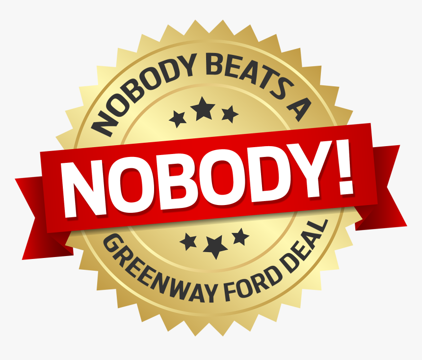 Nobody Beats A Greenway Ford Deal Emblem - Imagenes De Edicion Especial, HD Png Download, Free Download