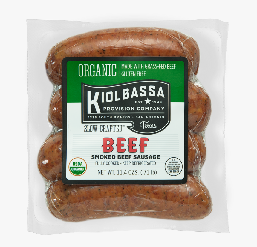 Kiolbassa Organic Beef - Loukaniko, HD Png Download, Free Download