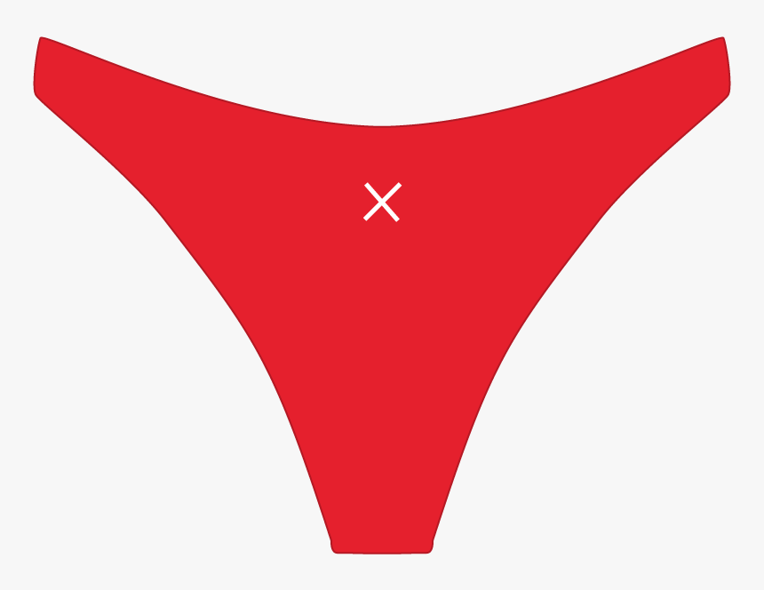Rose Red Americana Bottoms - Thong, HD Png Download, Free Download