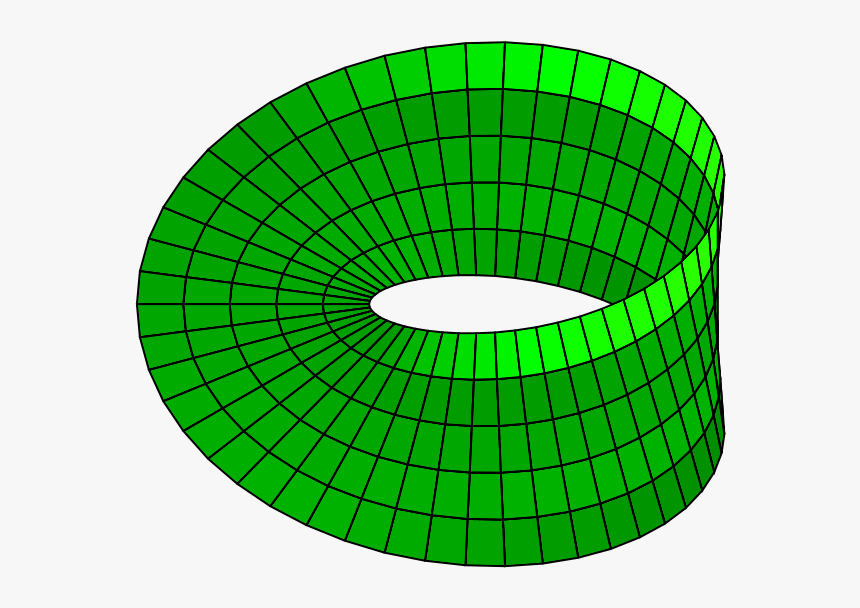 Green Coloured Mobius Strip - Light Fixture, HD Png Download, Free Download